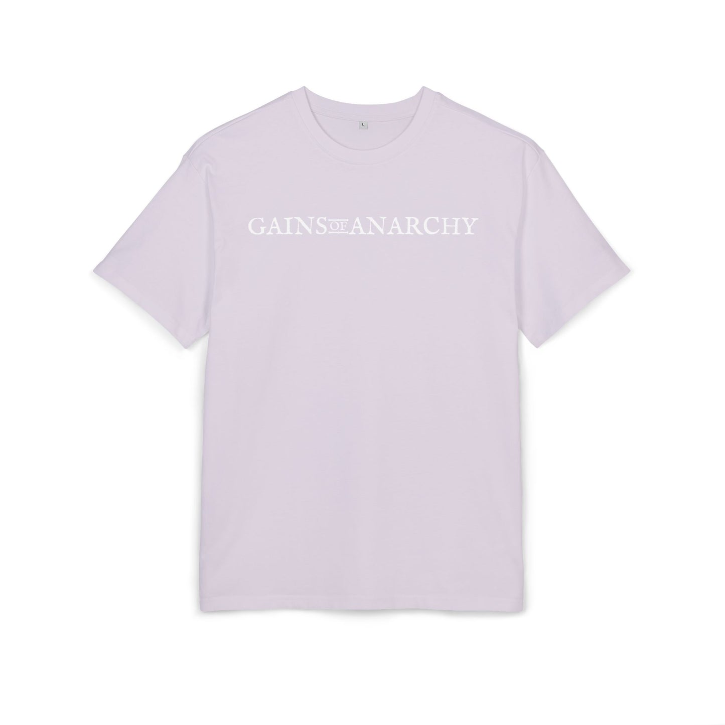 GAINS OF ANARCHY (FRONTPRINT) OVERSIZED T-SHIRT