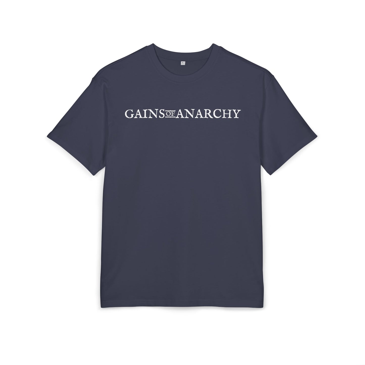 GAINS OF ANARCHY (FRONTPRINT) OVERSIZED T-SHIRT